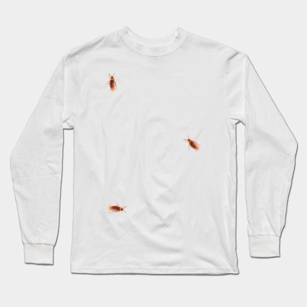 scary, frightening Cockroaches everywhere Long Sleeve T-Shirt by The Laughing Professor